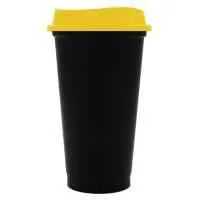 Стакан с крышкой Color Cap Black